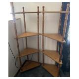 (2) Corner shelves (54' tall)