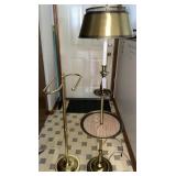 Floor Lamp, towel rack