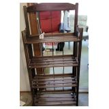 Foldable book shelf