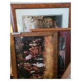 (7) framed pictures