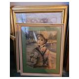 (4) framed pictures