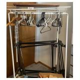 (4) Rolling  Clothing racks