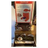 Spice drawer organizer, brownie pan, snow cone