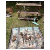 Cowboy boot planter, Shelving, more
