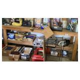 Wooden workbench- not contents