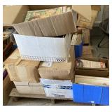 7 boxes of various magazines