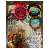 Bracelets, earrings