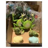 Frog figurines