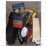 Lantern, alarm clock, light bulbs and more