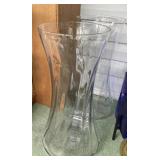 (2) Large vases