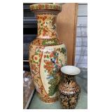 (2) Oriental vases