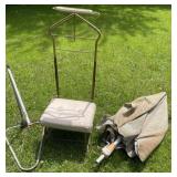 Bachelors helper clothes rack, more