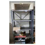 Metal shelving unit (30'x11.5'x59'), lap tray