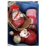 Bears, baskets- Valentine's decor