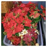 Tote Christmas artificial flowers and more