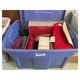 Tote of Christmas decor
