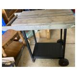 Outdoor grilling  cart