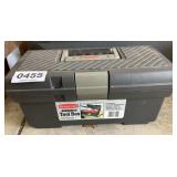 Rubbermaid toolbox with tools & contents