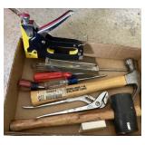 Hammers, Staple gun and screwdrivers