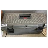 Rubbermaid toolbox and contents