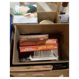 Crock pot, hot plates, measuring cups and more