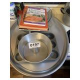 Muffin tin, casserole dishes, cook books and more