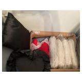 Pillows, cushions