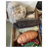Pillows, blanket and more