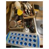 Kitchen utensils, ice trays and more