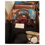 Box of purses and more