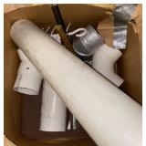 PVC, copper pipe