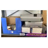 CDs, cassette tapes