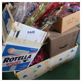 Artificial flowers, baskets and more