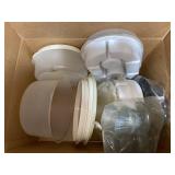 Plastic storage containers