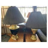 (2) Table lamps