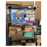 Metal shelving unit- (NOT contents)