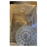 Decanter & glasses, serving trays and more