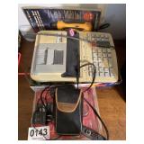 Calculator, Canon camera, more