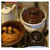 Tea kettles, jar, canister and more