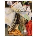 Table cloths, decorative hot pads and more