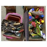 Gardening tools, baskets, more