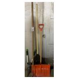 Shovel, rake, more