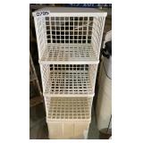 Plastic storage cabinet