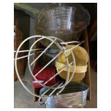 Pots, plasticware
