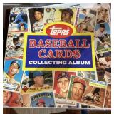 Tops Baseball card album and protectors