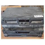 Technics cassette player and CD player