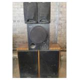 Kenwood speakers and Sony speakers & subwoofer