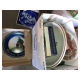 Collectors plates, platters, bowls