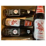 (4) Coke Tom Mix Festival bottles