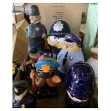 Garfield police, ceramic police, troll police